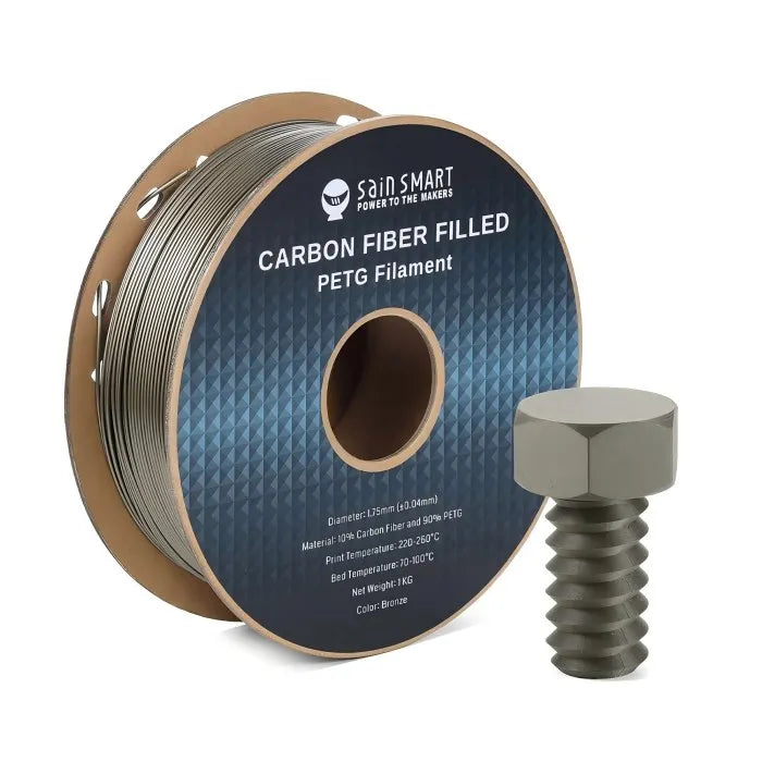 Genmitsu Bronze Carbon Fiber PETG Filament 1.75mm 1KG