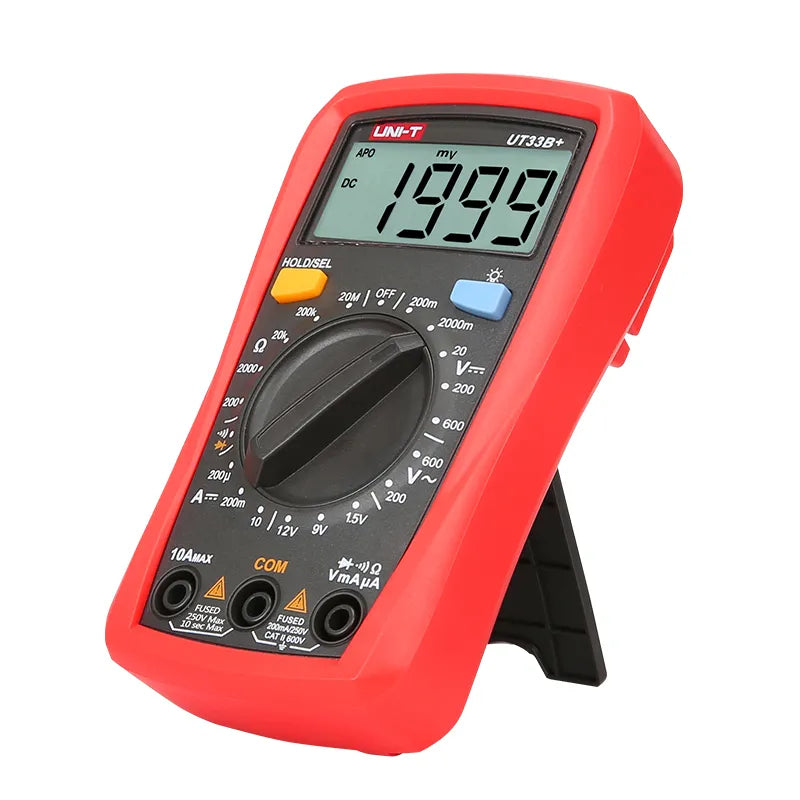 Uni-trend Portable Small Household Anti-burn Multimeter UT33B+