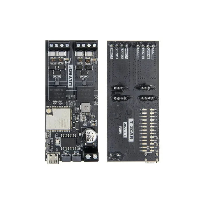 LILYGO T-2CAN ESP32S3 Controller with Dual CAN FD & QWIIC Interface-1