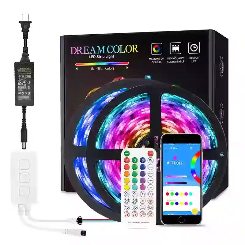 OpenELAB Full Color WS2811 Drip-Coated LED Strip 10M 30 LEDs SP611E