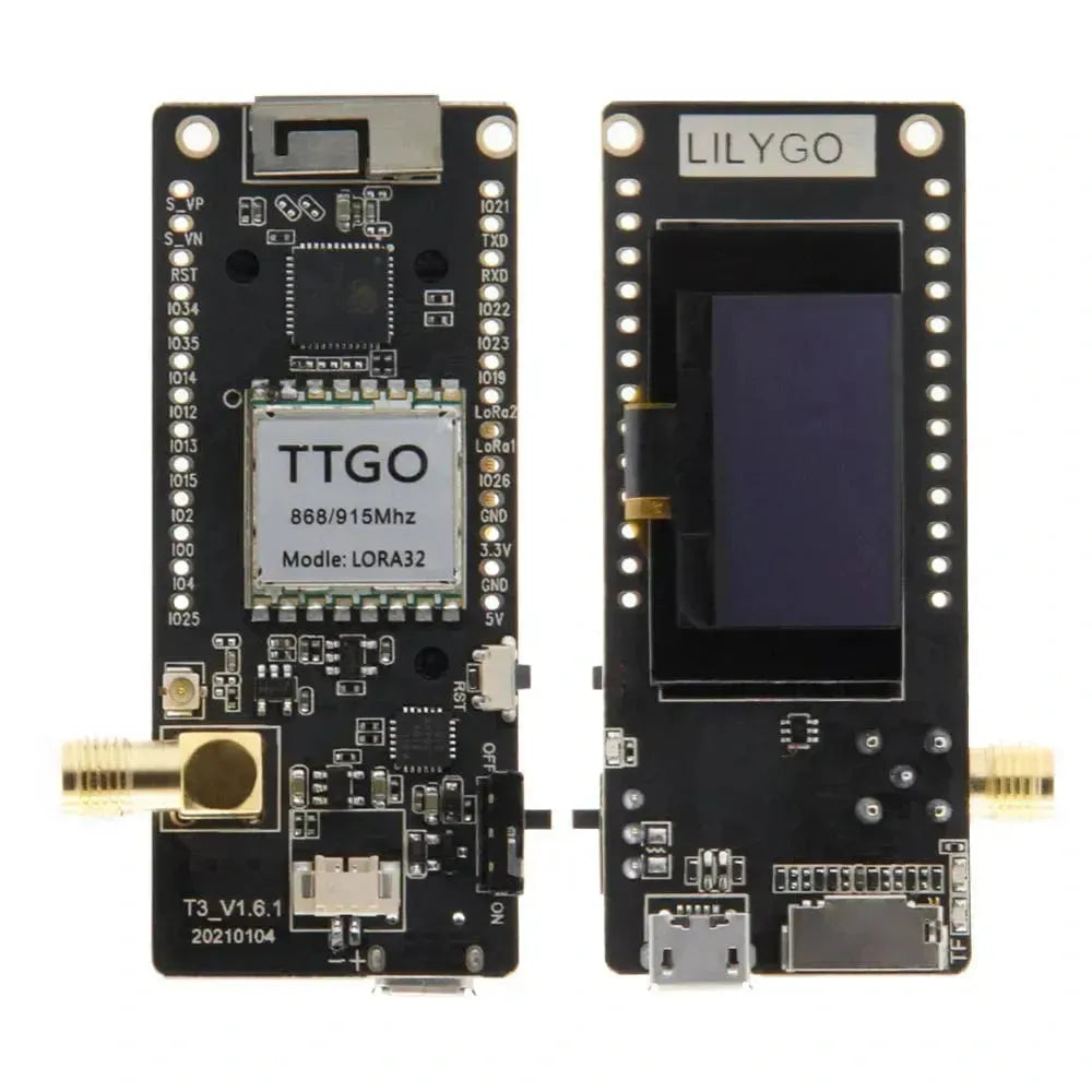 LILYGO LoRa32 V2.1 ESP32 915MHZ 0.96 Inch OLED SD Card WIFI Module