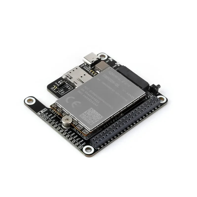 Waveshare PCIe to SIMCom/Quectel 5G/4G/3G HAT for Raspberry Pi 5 RM520N-GL