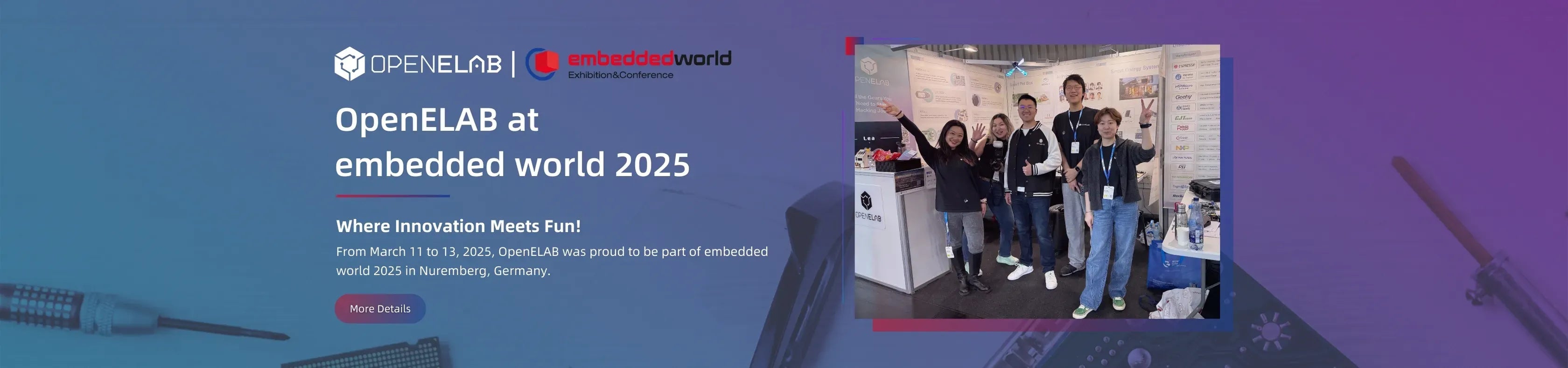 OpenELAB at embedded world 2025: Where Innovation Meets Fun