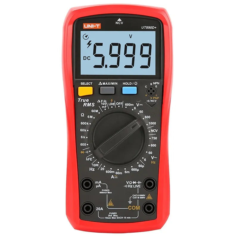 Uni-trend High-precision Fully Automatic Intelligent Digital Multimeter UT890D+