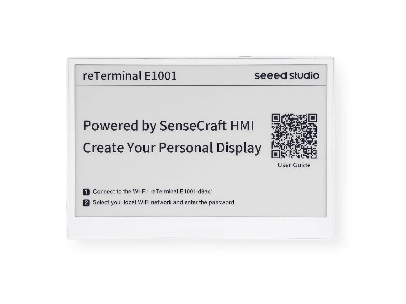 Seeed Studio reTerminal E1001 Monochrome ePaper Display