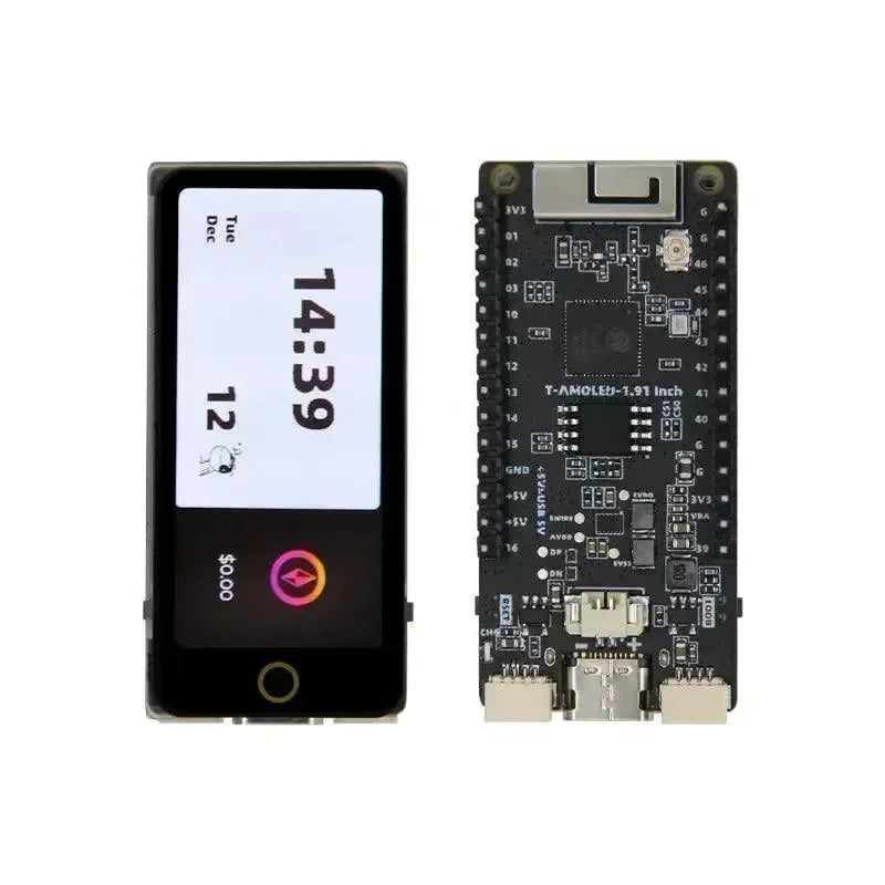 LILYGO T-Display S3 AMOLED, 1.91 inch Touch Versions Available and Camera
