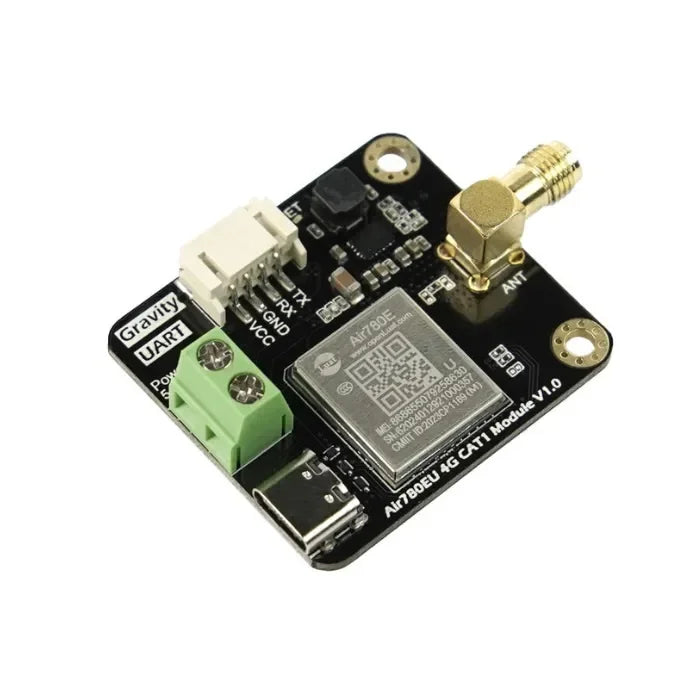 DFRobot Gravity: Air780EU 4G CAT1 IoT Communication Module