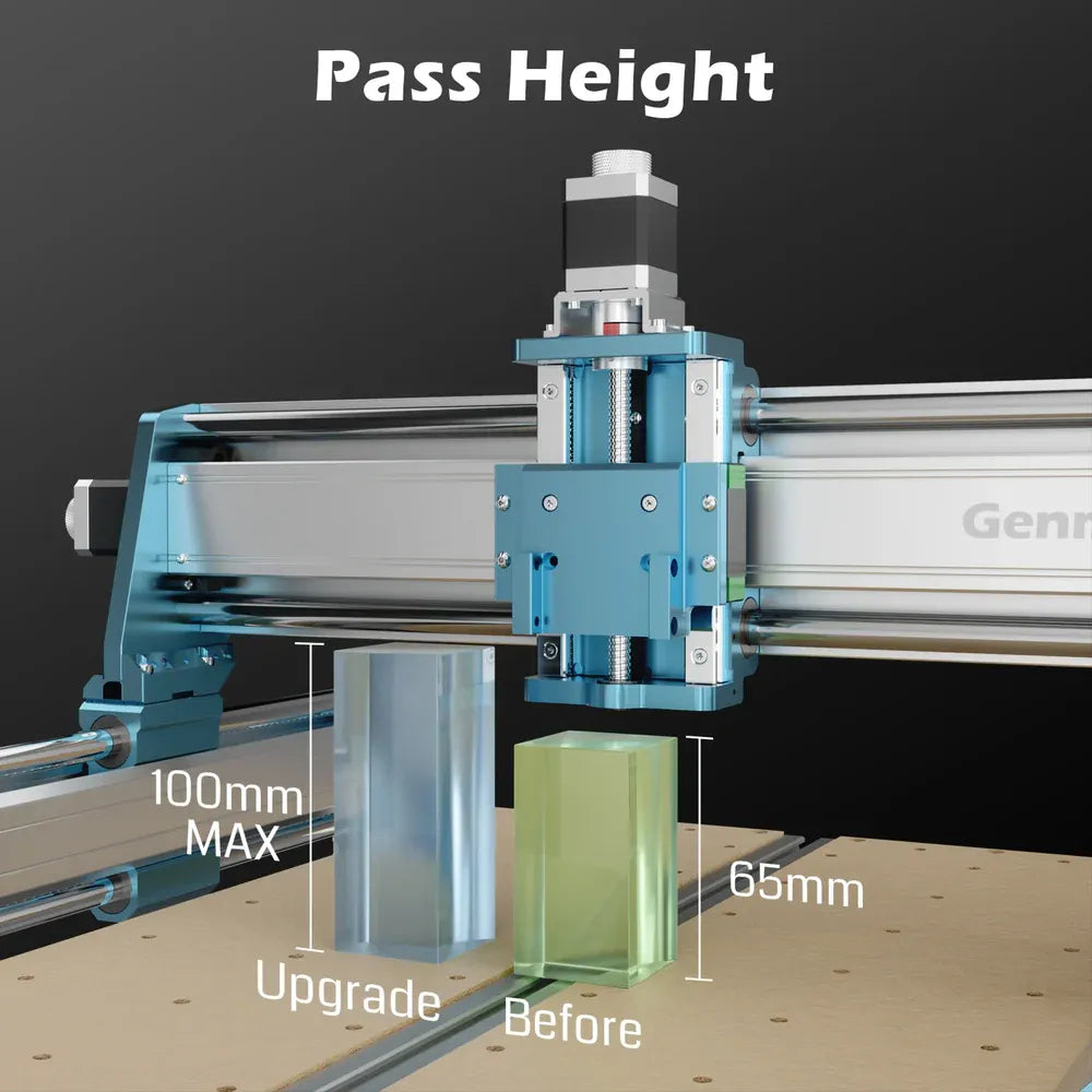 Genmitsu 4040-PRO MAX CNC Router Machine 710W Trimmer Linear Rail
