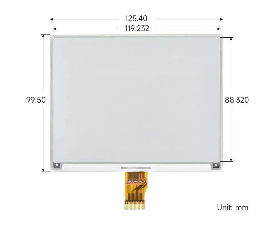 Waveshare 5.83 inch E-Ink E-Paper for Raspberry Pico - OpenELAB