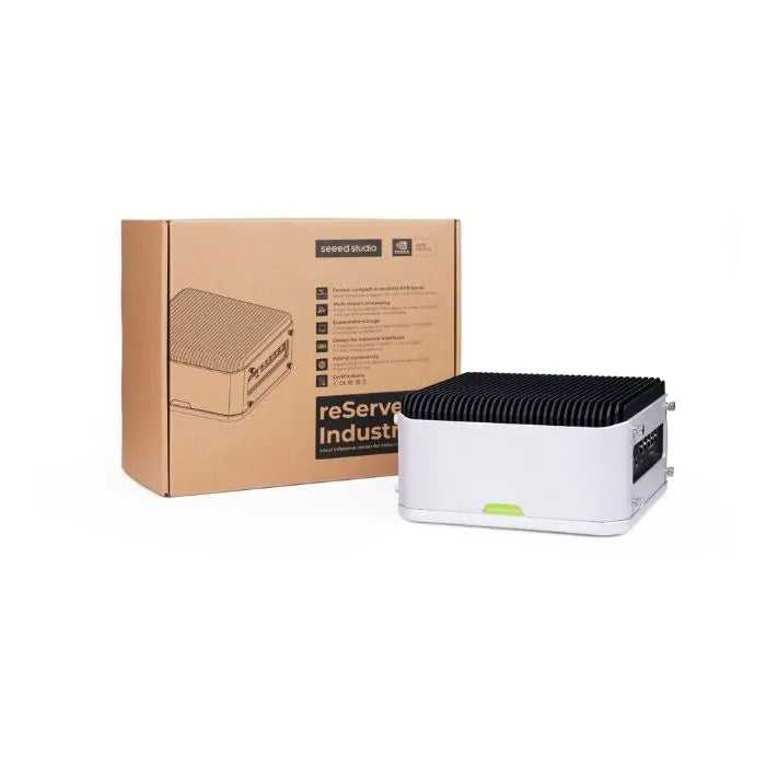 Seeed Studio reServer Industrial J4012 Fanless AI enabled NVR Server NVIDIA Jetson Orin™ NX 16GB