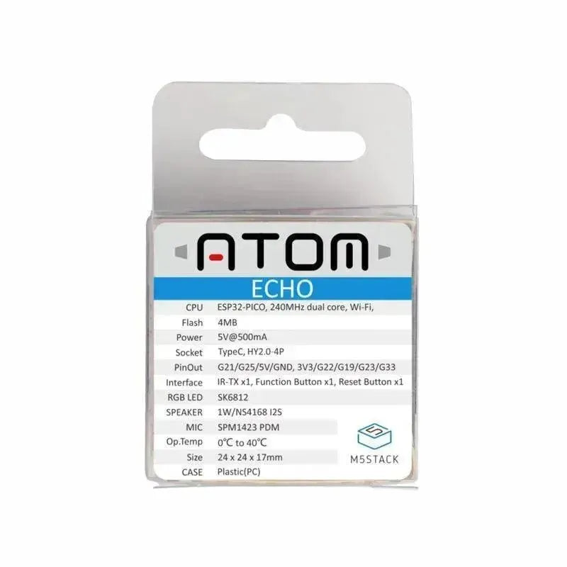 M5Stack ATOM Echo Smart Speaker Development Kit