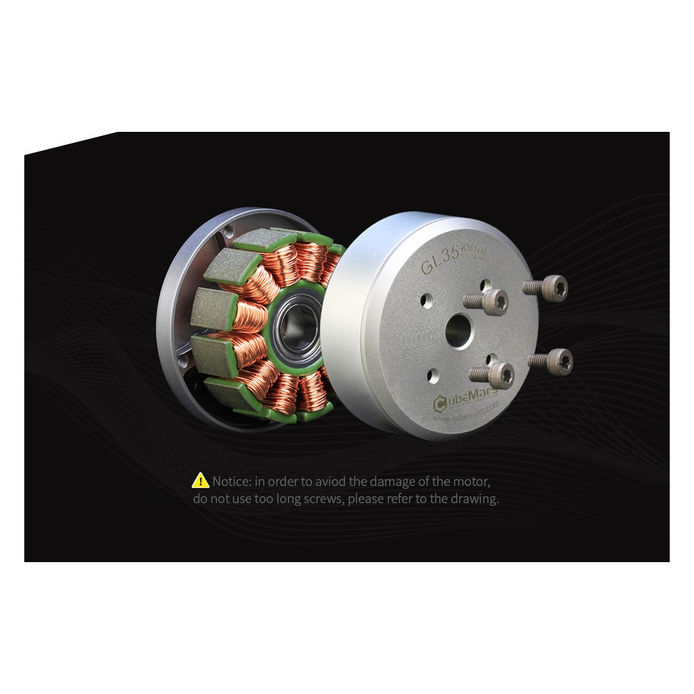 CubeMars GL35 KV100 BLDC Gimbal PTZ Motor Encoder Compatible with Alex ...