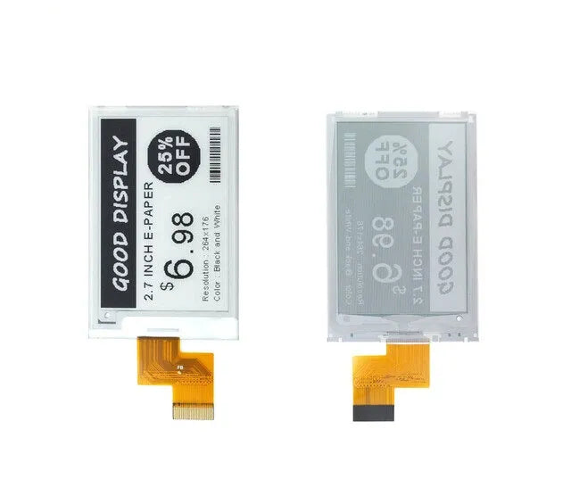 E-Paper Display Arduino 2.7 inch-02
