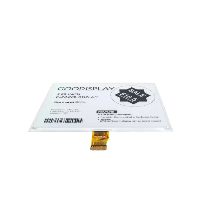 GooDisplay 5.83inch E-Paper Display Module GDEY0583T81