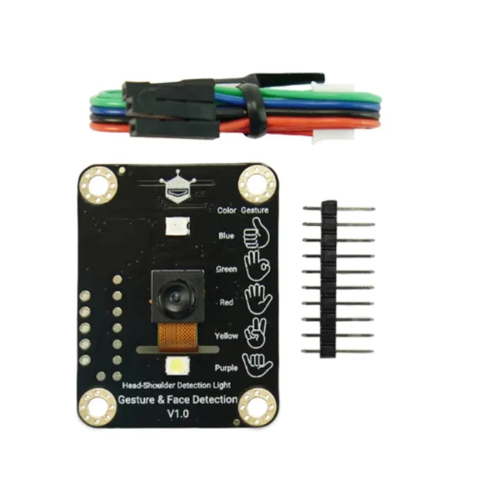 Gravity: Offline Edge AI Gesture & Face Detection Sensor 10 Faces 3m