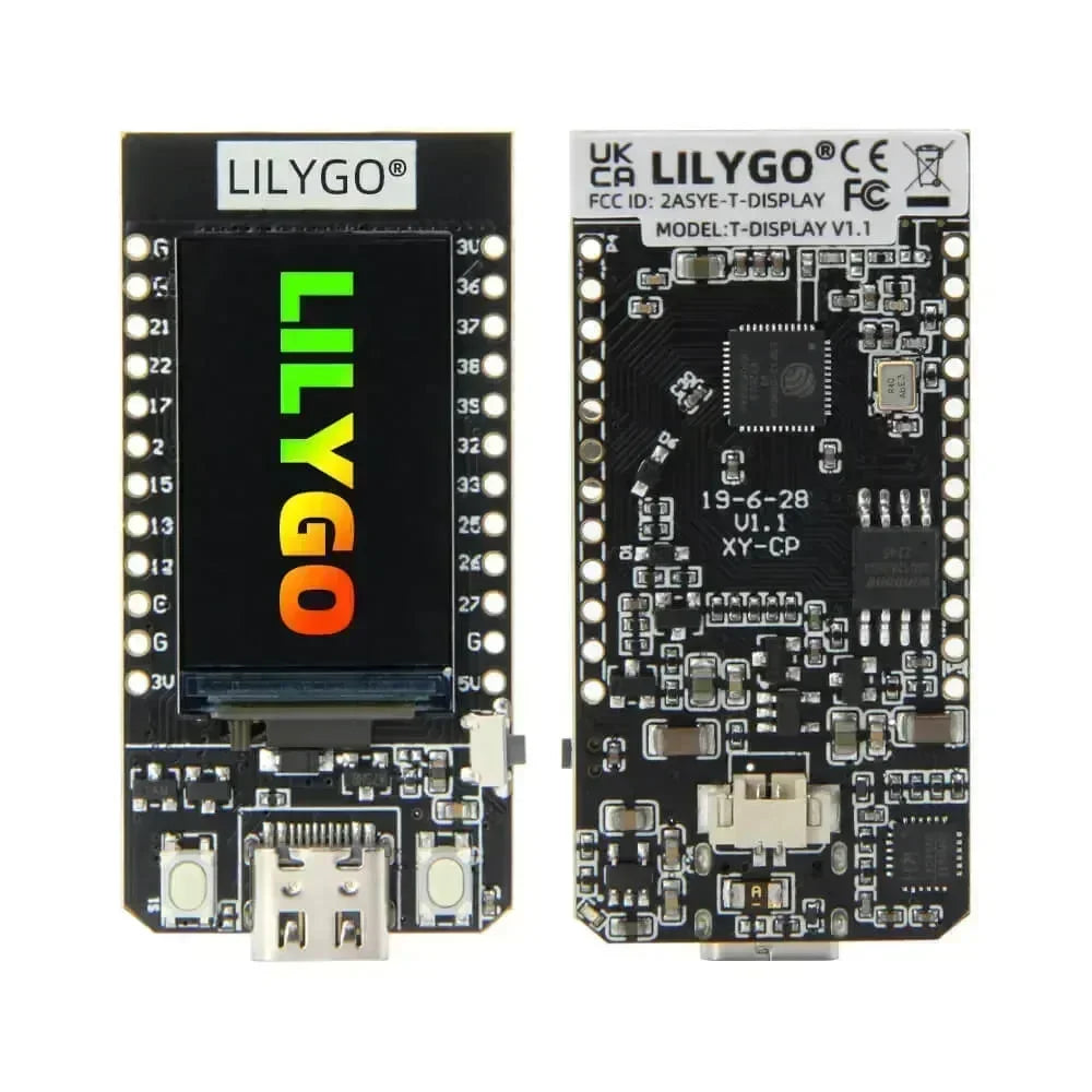 LILYGO T-Display ESP32 WiFi BLE 1.14 inch ST7789V Development Board