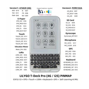 LILYGO T-Deck Pro ESP32S3 SX1262 LoRa Meshtastic GPS Wireless Module-8