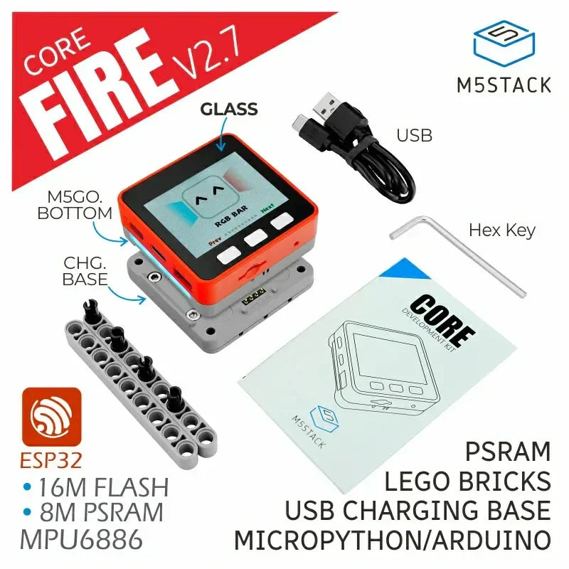 M5Stack FIRE IoT Development Kit (PSRAM) V2.7-5