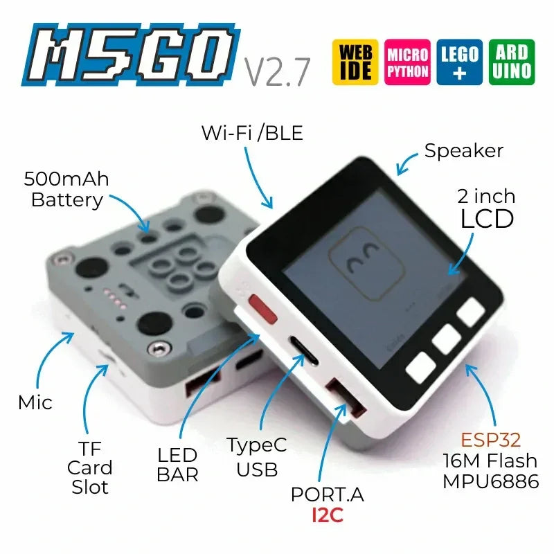M5Stack M5GO IoT Starter Kit V2.7 ESP32 IoT Development Kit-8