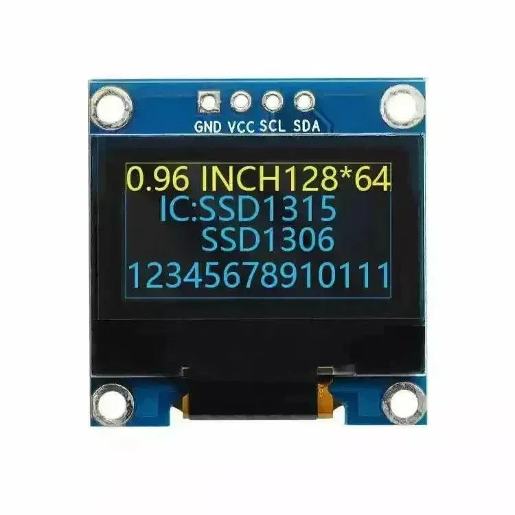 Waveshare 0.96inch OLED Display Module, 128×64 Resolution, SPI / I2C Communication