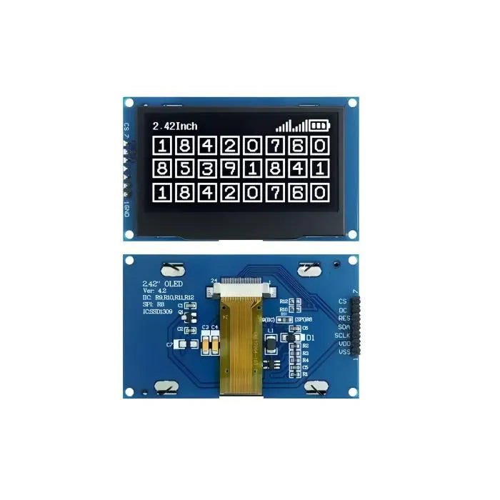 OpenELAB 2.42 inch OLED Screen SSD1309 128x64 I2C SPI