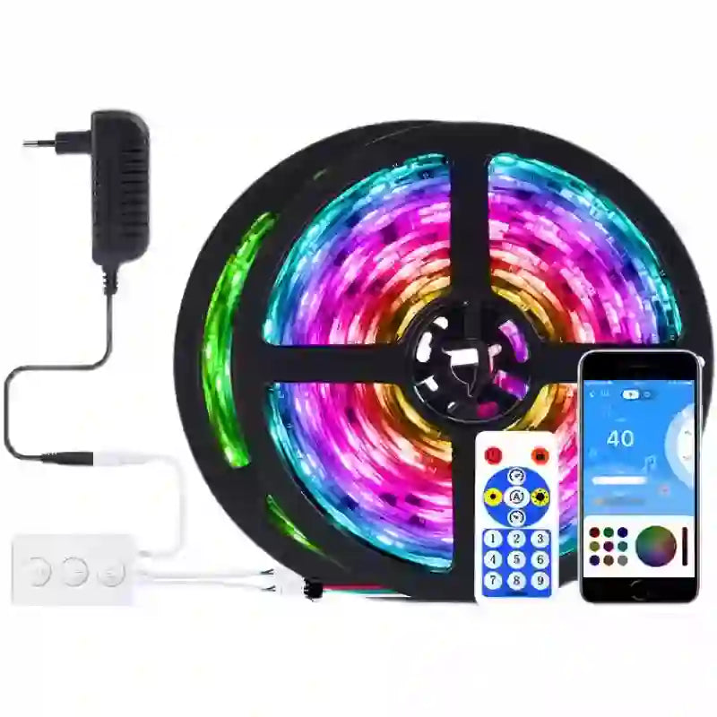 OpenELAB Full Color Bluetooth RF LED Strip Drip-Coated with App