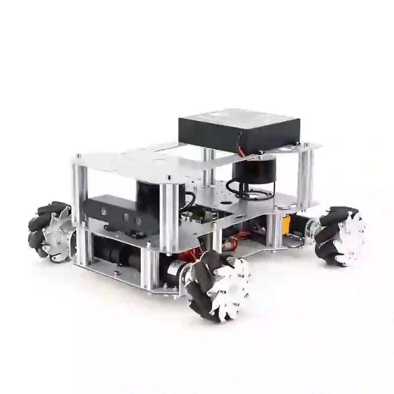 Wheeltec Mecanum SLAM ROS Robot with Dual LiDAR and Raspberry Pi 5 8GB
