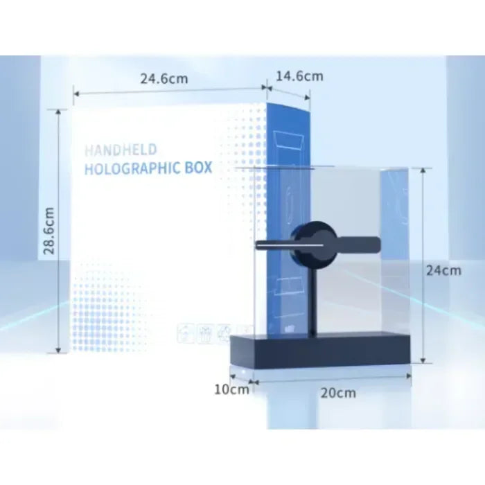 OpenELAB Handhold HOLOGRAPHIC BOX Fan Display 149 LED Beads – OpenELAB Inc.