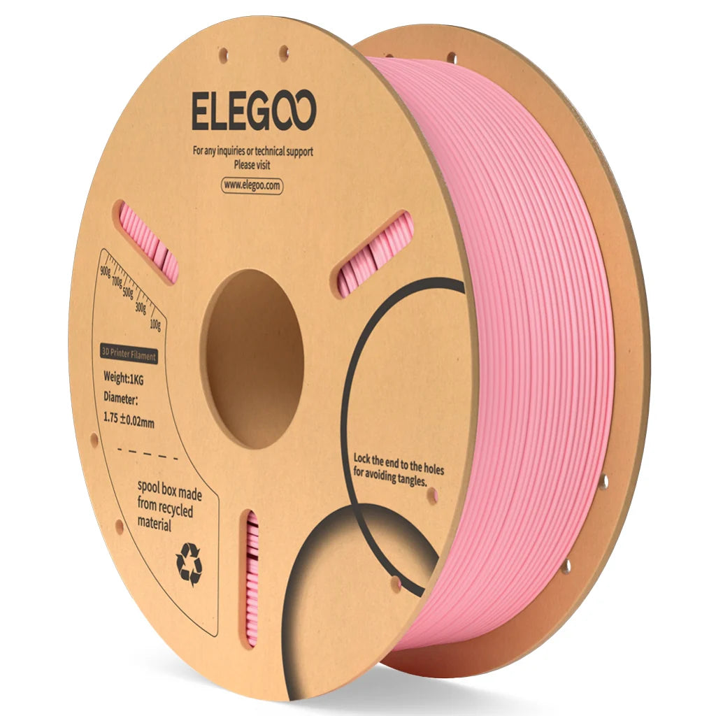 ELEGOO PLA Pink Filaments 3D Printer Consumables 1KG 1.75mm for FDM 3D printer