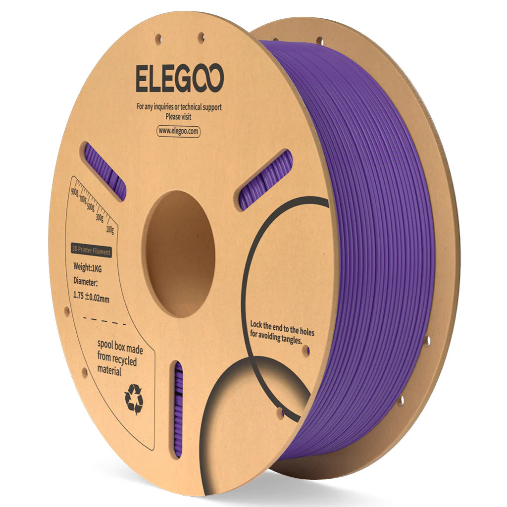 ELEGOO PLA Purple Filaments 3D Printer Consumables 1KG 1.75mm for FDM 3D printer