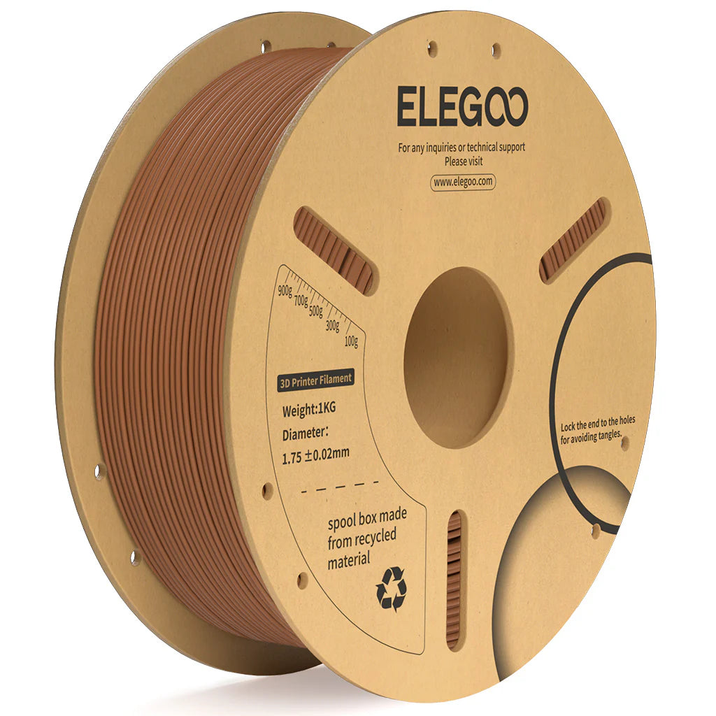 ELEGOO PLA Plus Brown Filaments 3D Printer Consumables 1KG 1.75mm for FDM 3D printer