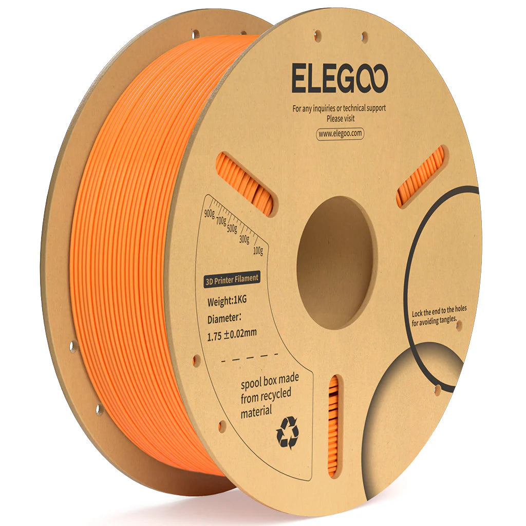 ELEGOO PLA Plus Orange Filaments 3D Printer Consumables 1KG 1.75mm for FDM 3D printer