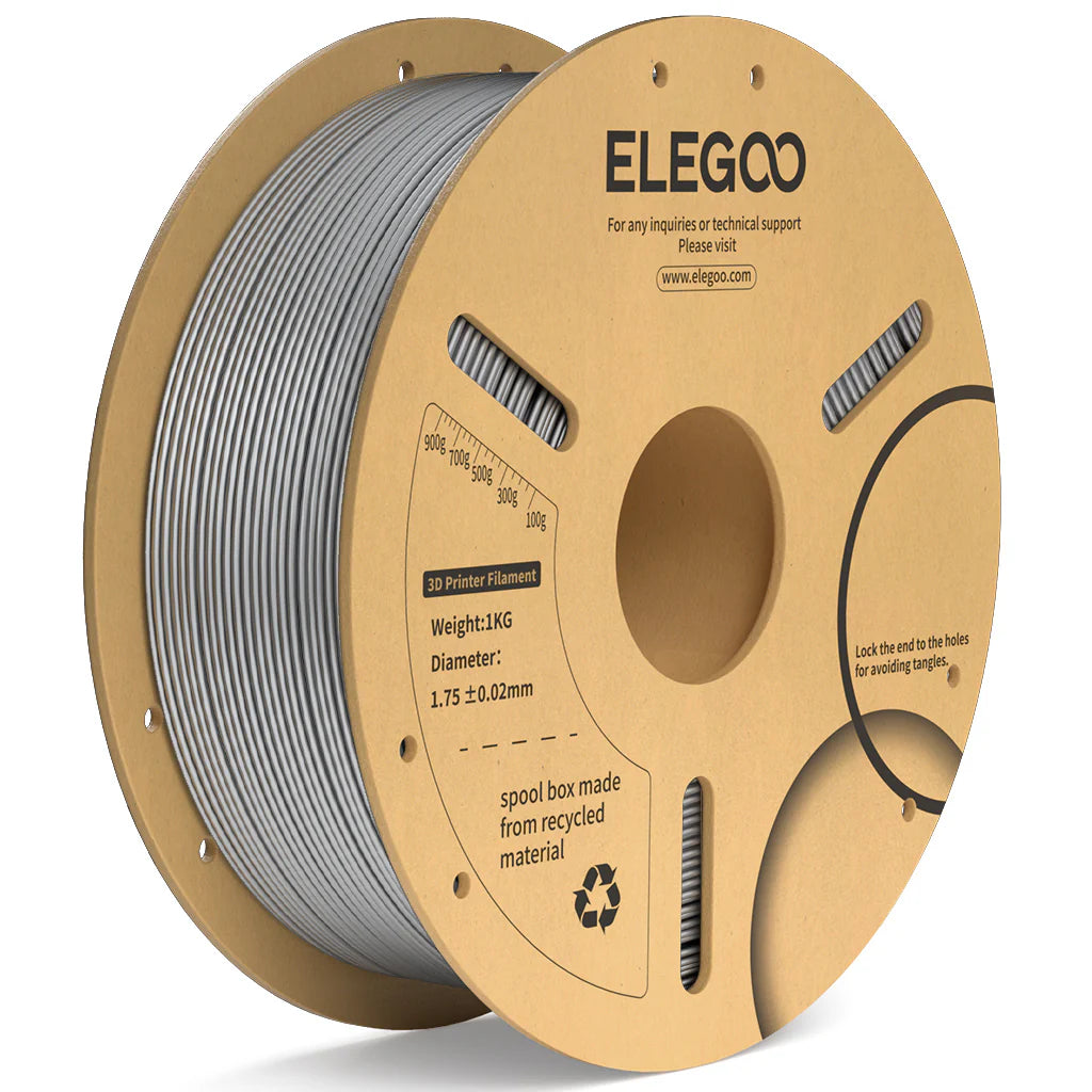 ELEGOO PLA Plus Space Grey Filaments 3D Printer Consumables 1KG 1.75mm for FDM 3D printer