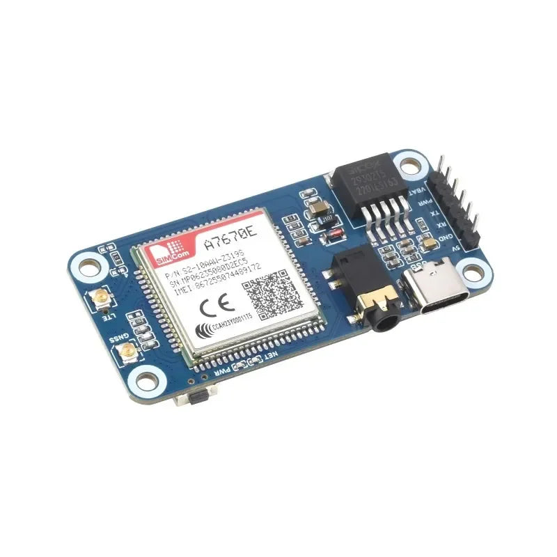 Waveshare Cat-1/GSM/GPRS/GNSS HAT for Raspberry Pi GNSS Positioning