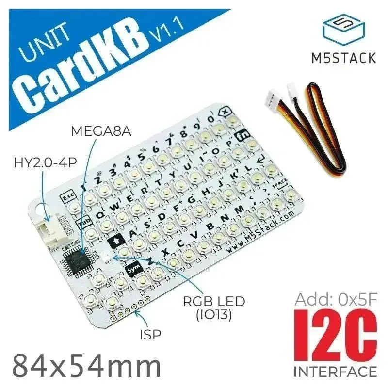 M5Stack CardKB Mini Keyboard Programmable Unit V1.1