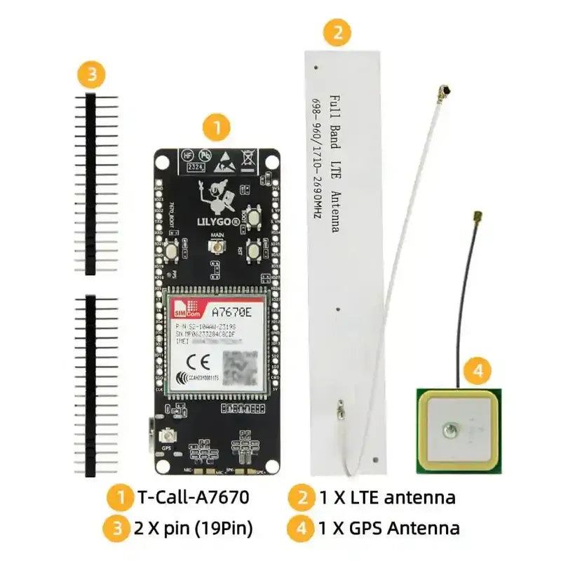 LILYGO T-Call ESP32 Wireless Module SIM Antenna Development Board