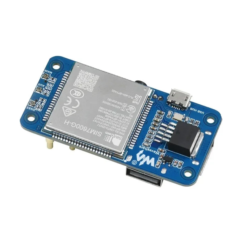 Waveshare SIM7600G-H 4G HAT (B) for Raspberry Pi 4G/3G/2G GNSS Positioning