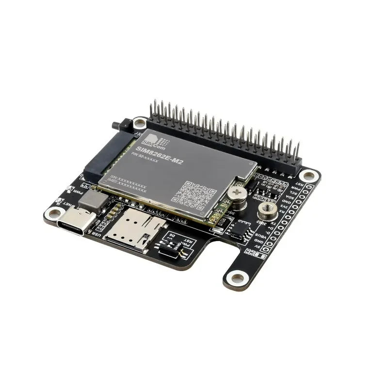 Waveshare PCIe to SIMCom/Quectel 5G/4G/3G HAT for Raspberry Pi 5 SIM8262E-M2